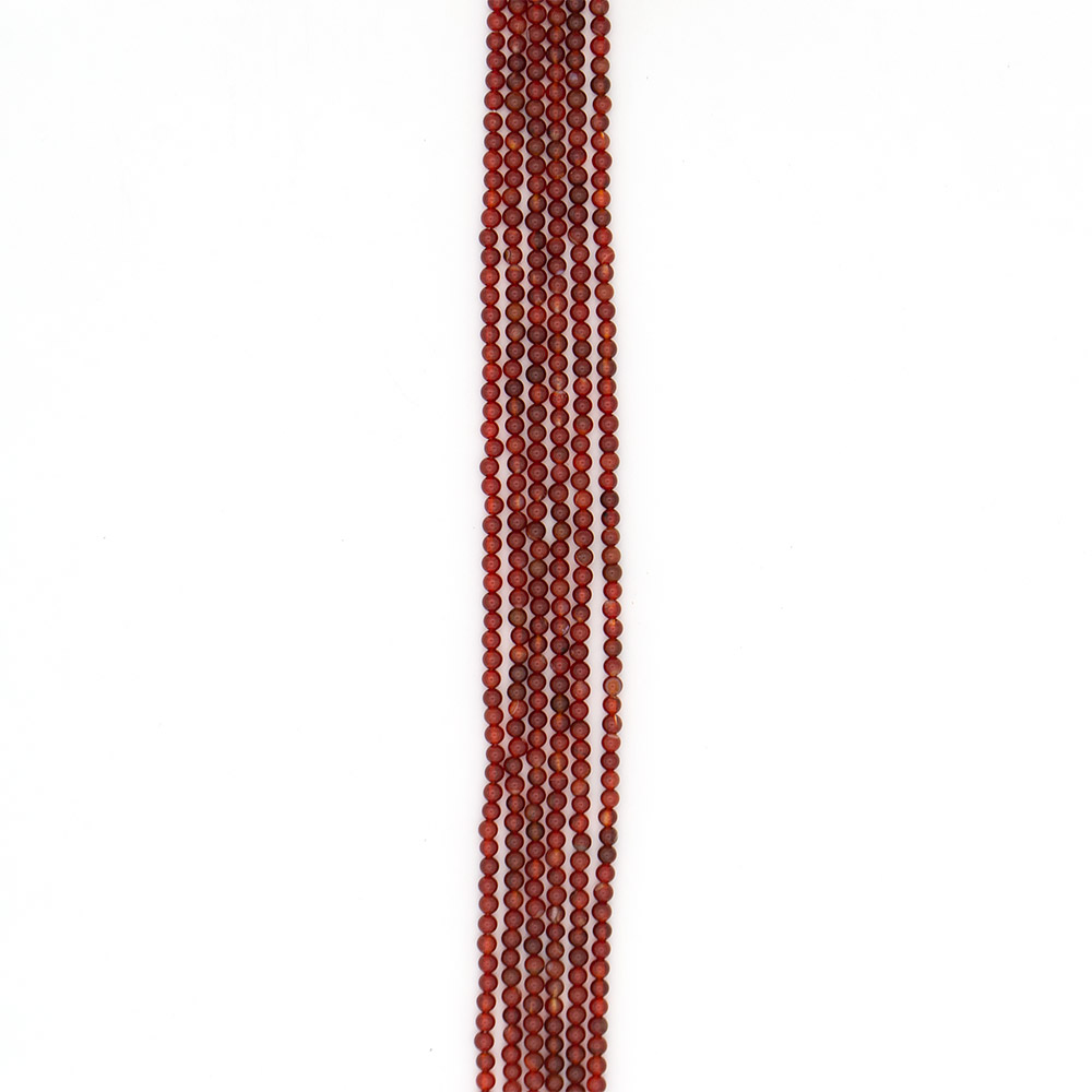 Фото товара сердолик светлый однотонный 4 мм