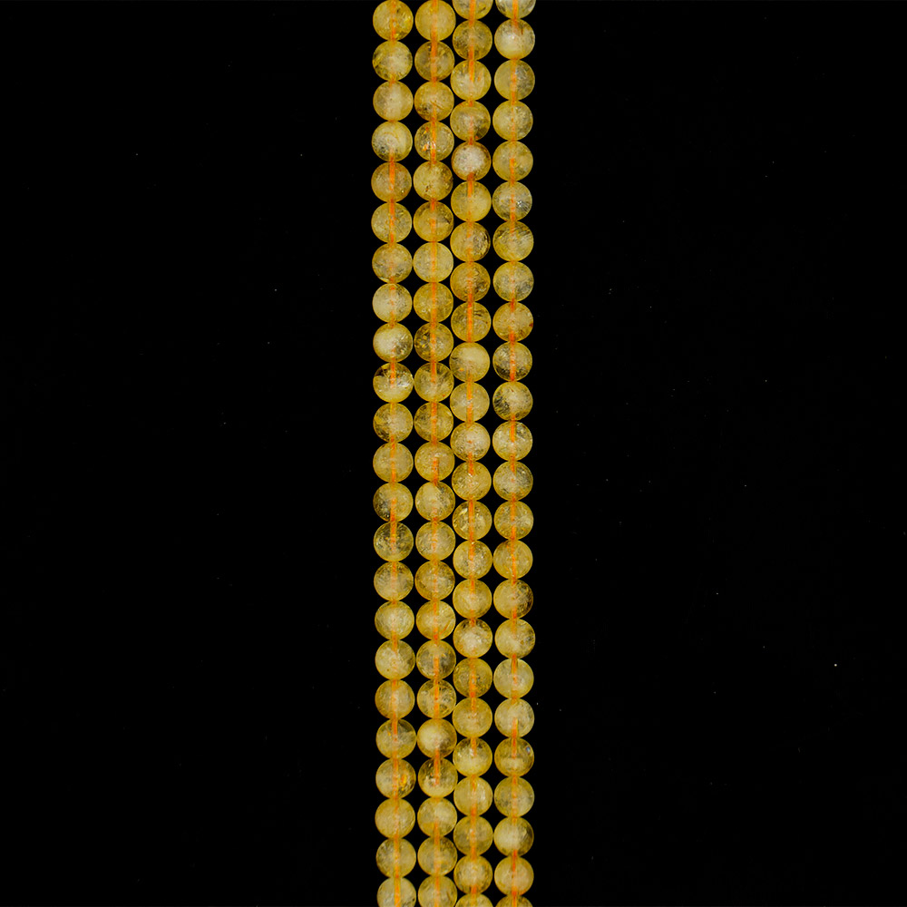 Фото товара цитрин 9 мм