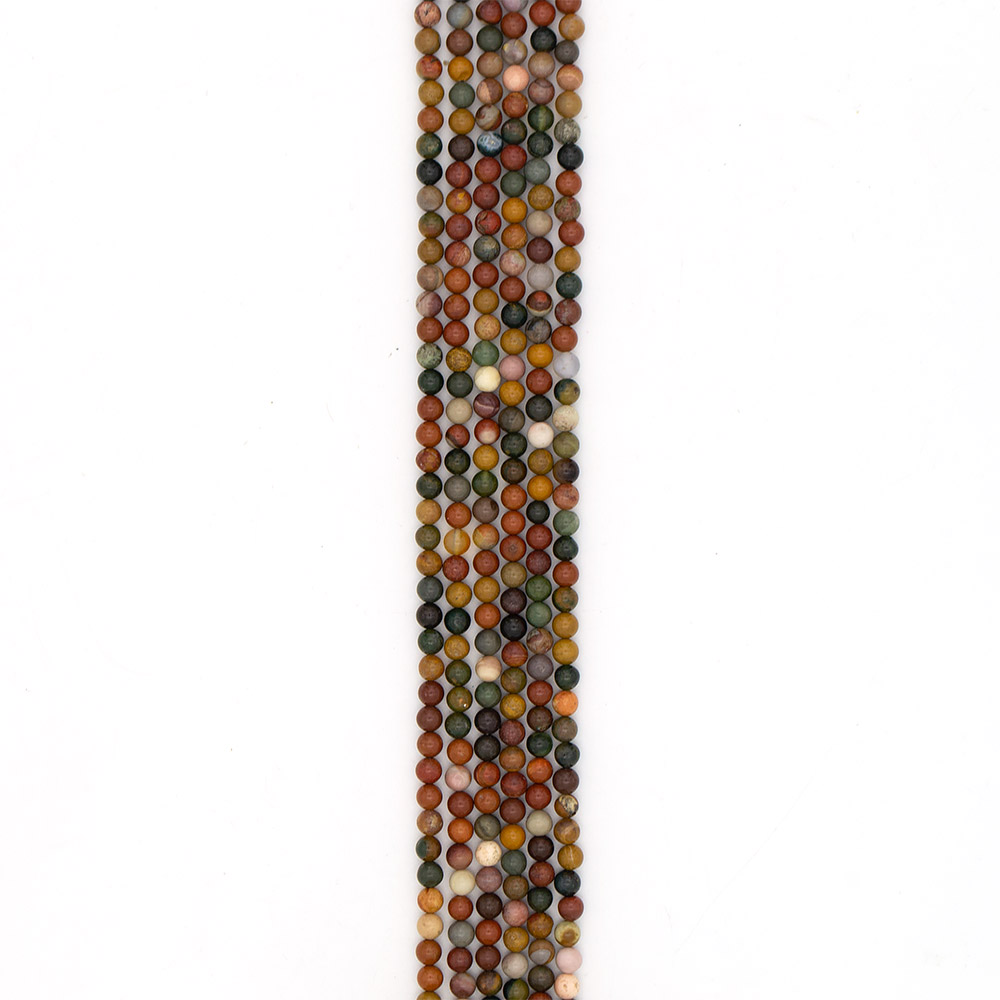 Фото товара яшма "пикассо" шар 4 мм в.с.