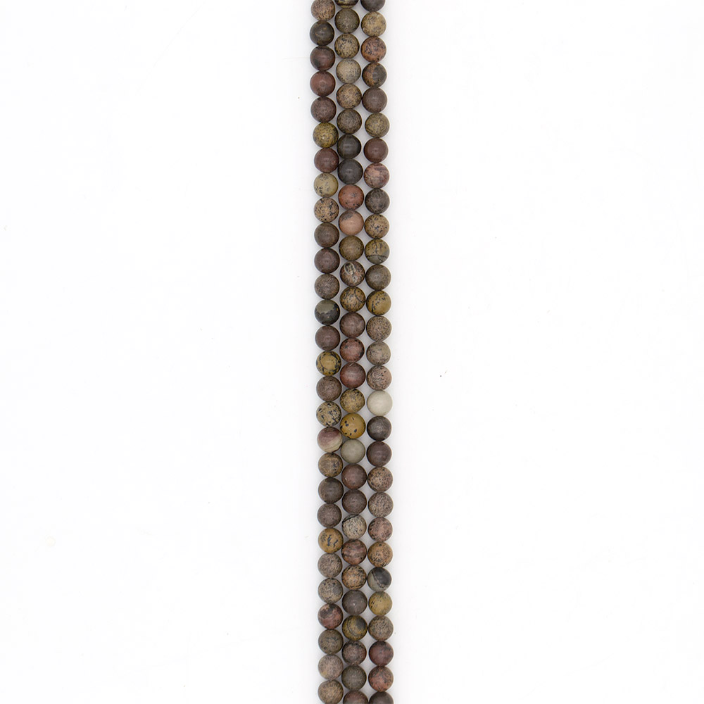 Фото товара яшма чохуа темная  8,5 мм