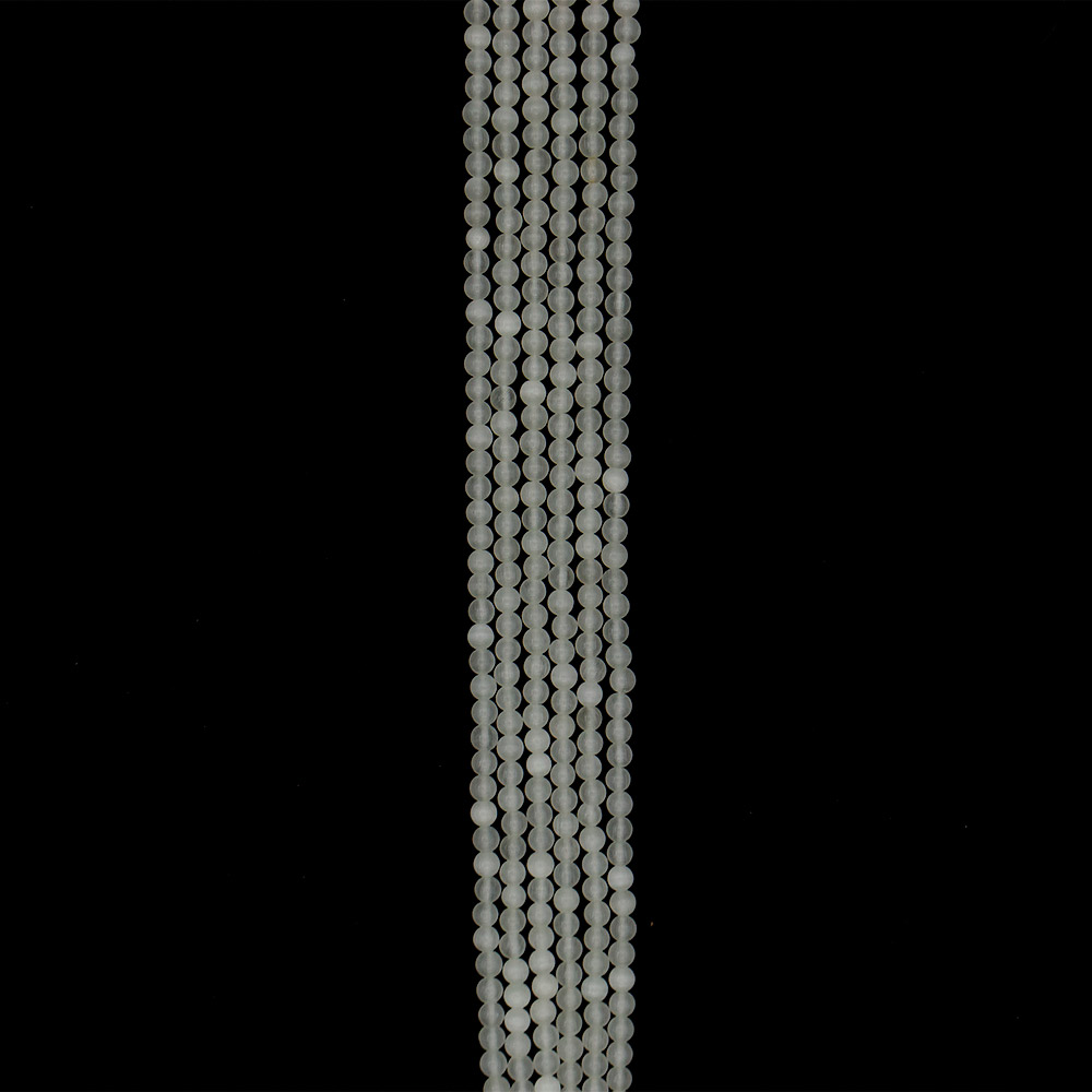 Фото товара кошачий глаз имитация шар цвет белый 6 мм