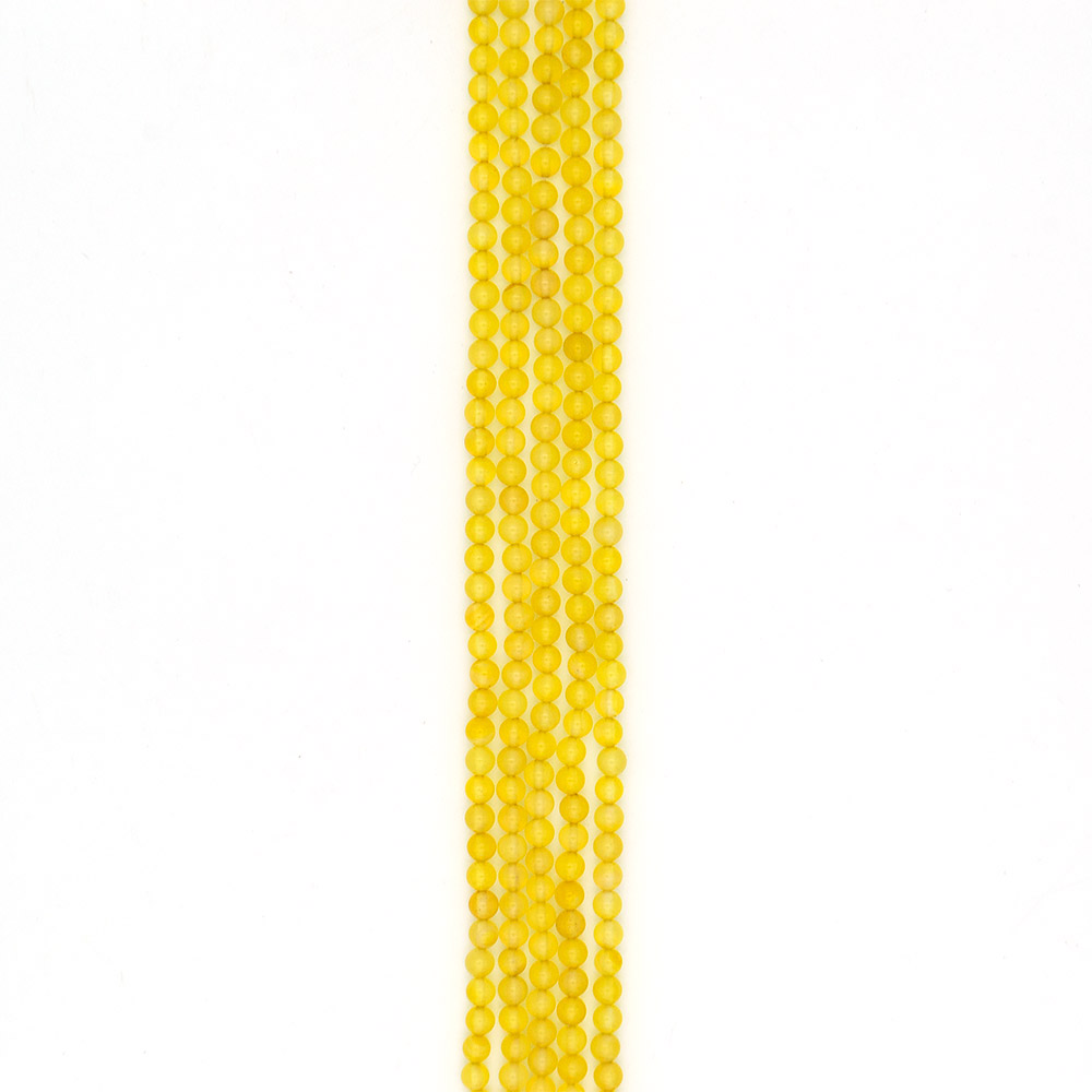 Фото товара агат шар цвет желтый 6 мм