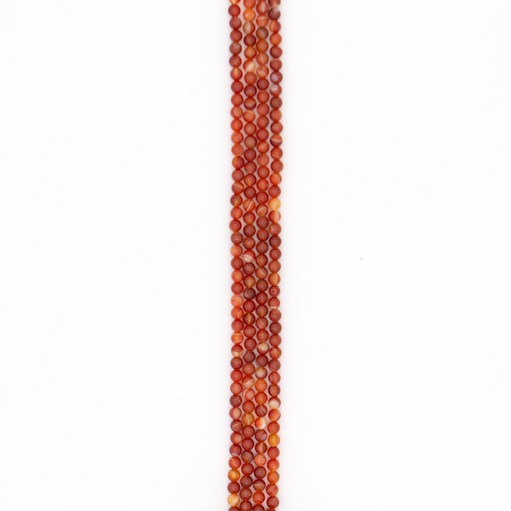 Фото товара агат шар цвет светлый сердолик 4 мм