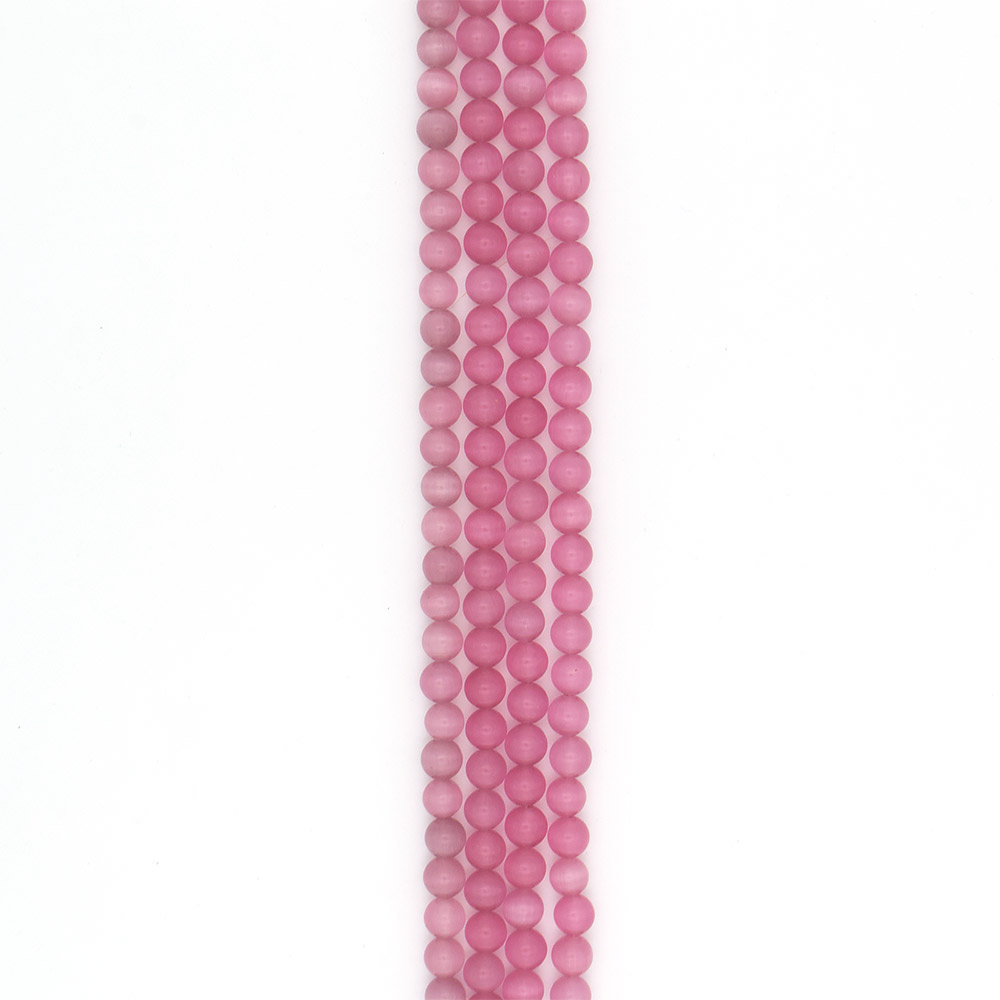 Фото товара кошачий глаз имитация шар цвет пыльно-розовый 10 мм 