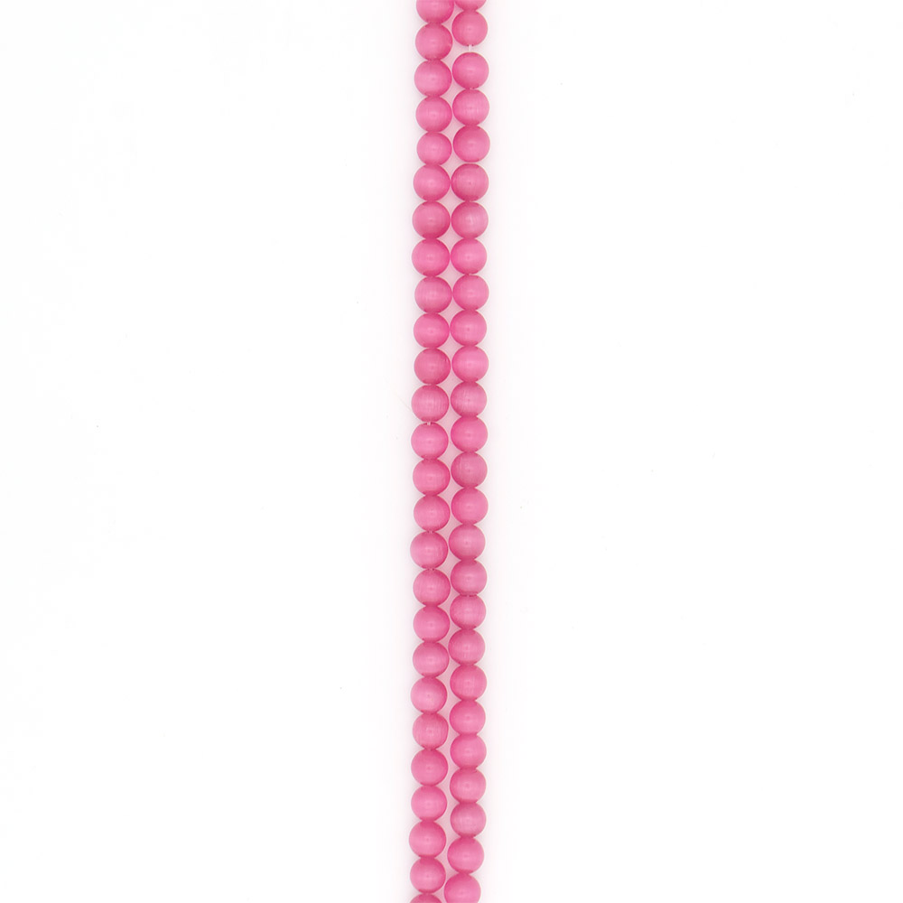 Фото товара кошачий глаз имитация шар цвет розовый 10 мм