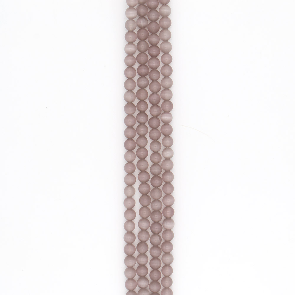 Фото товара кошачий глаз имитация шар цвет розово-серый 10 мм