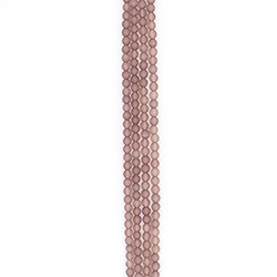 Кошачий глаз имитация цвет серо-розовый 6 мм