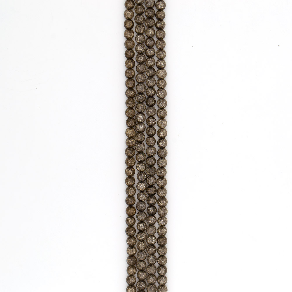 Фото товара сахарный кварц коричневый 8 мм