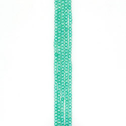 Сахарный кварц цвет бирюзовый 6 мм