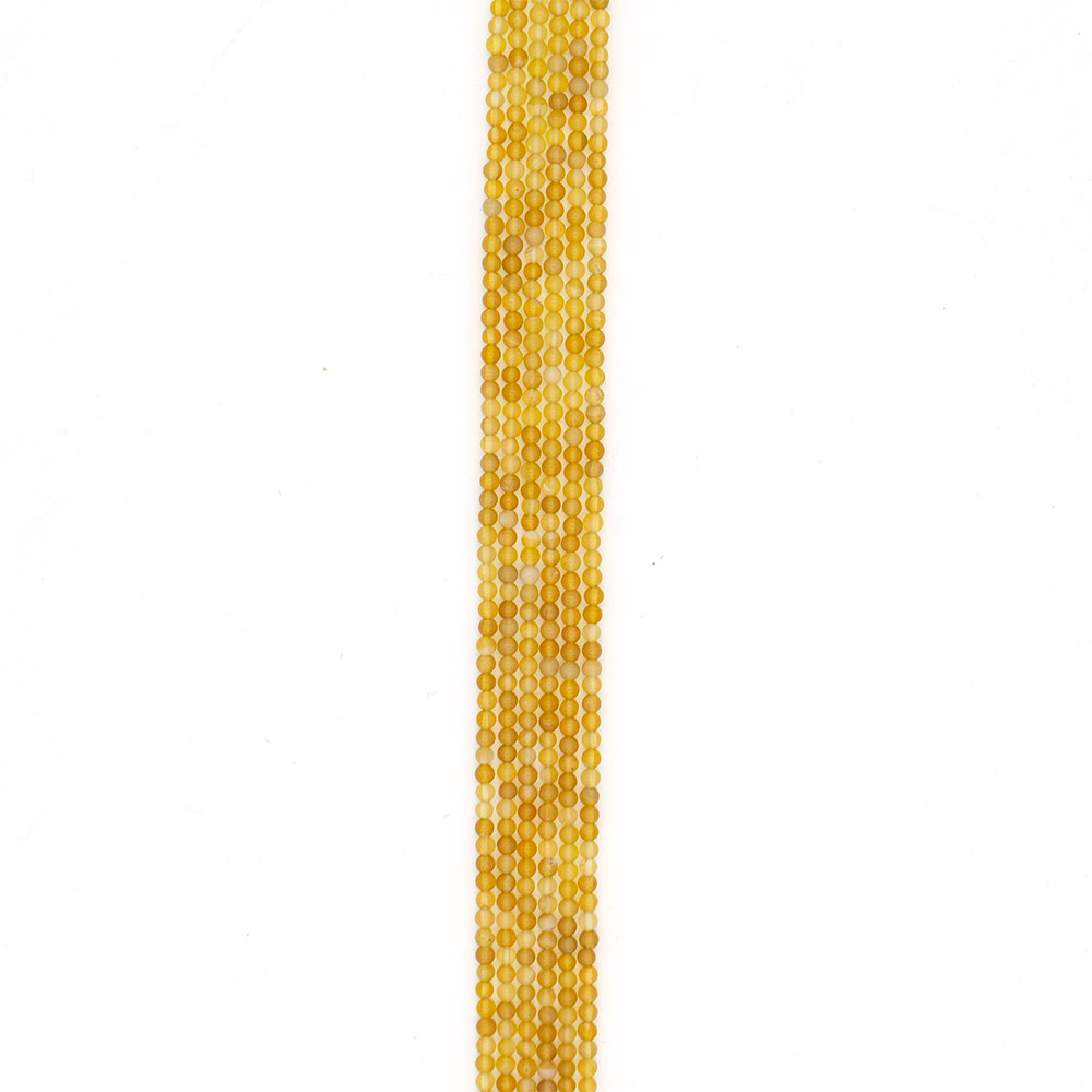 Фото товара агат шар цвет охра светлая 4 мм