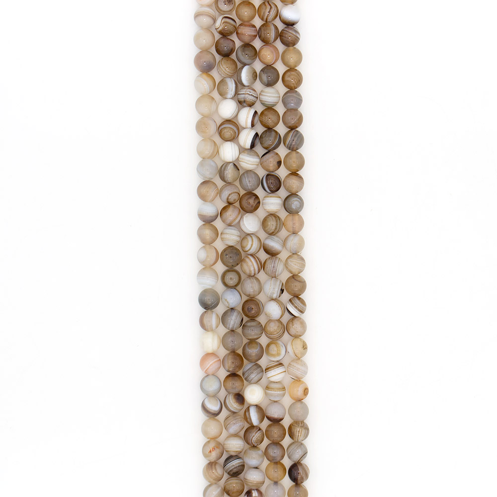 Фото товара агат шар цвет коричнево-серый 10 мм