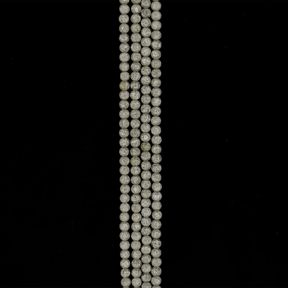 Фото товара сахарный кварц светло-серый 8 мм