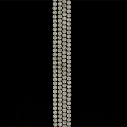 Сахарный кварц светло-серый 8 мм