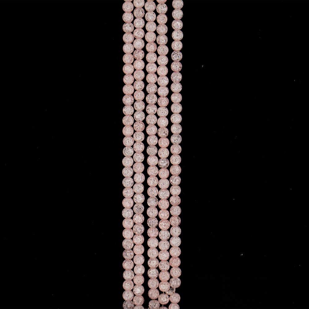 Фото товара сахарный кварц светло-розовый 8 мм