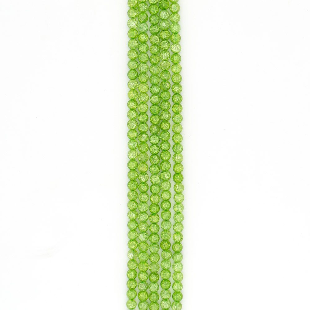 Фото товара сахарный кварц ярко-зеленый шар 8 мм