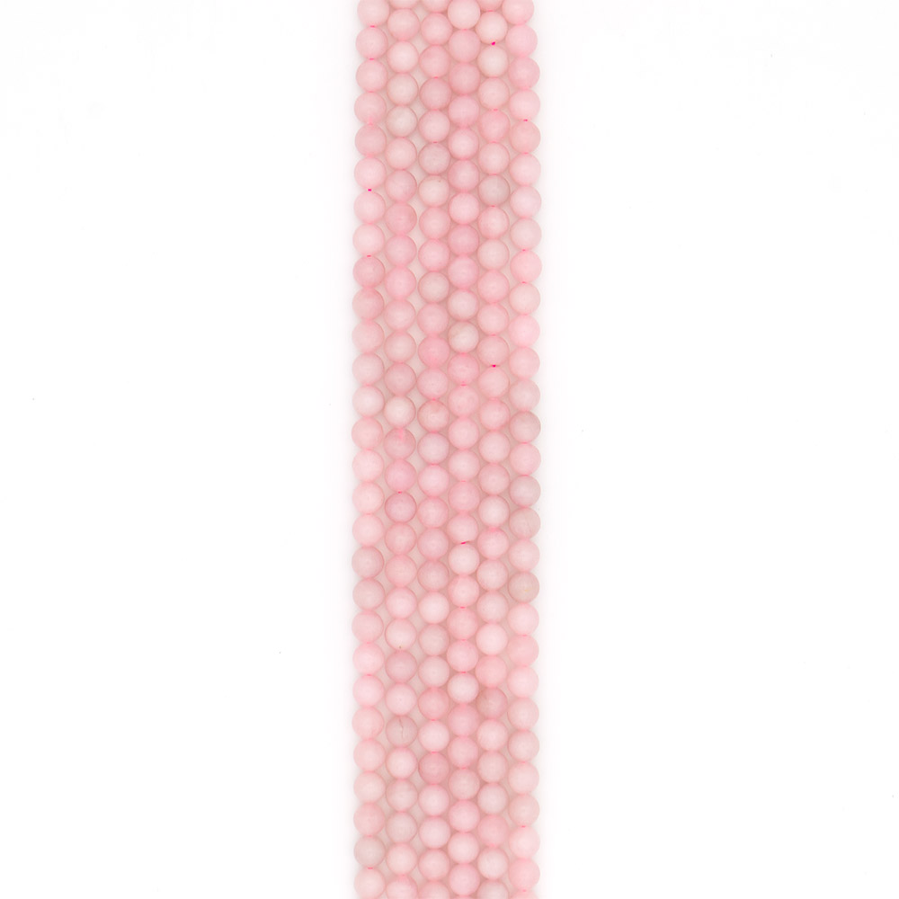 Фото товара розовый кварц шар 8 мм 1 сорт