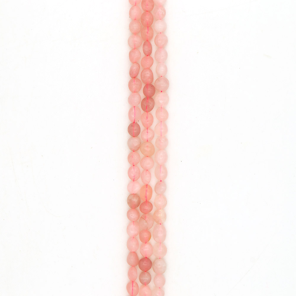 Фото товара розовый кварц галтовка 12*10 мм