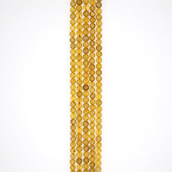 Кварц рутиловый желтый 8 мм