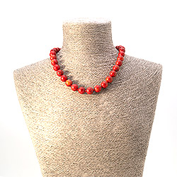 Бусы из коралла шар 12 мм