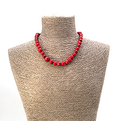 Бусы из коралла шар 10 мм