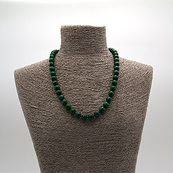 Бусы из малахита имитации шар 10 мм