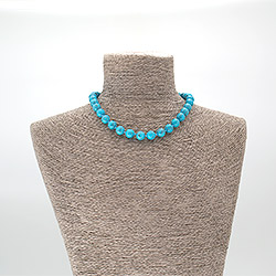 Бусы из бирюзы имитации шар 10 мм