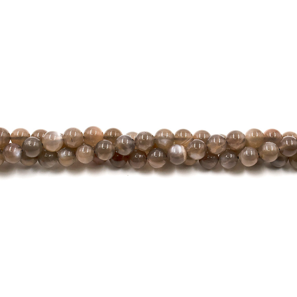 Фото товара лунный камень темный шар 8 мм