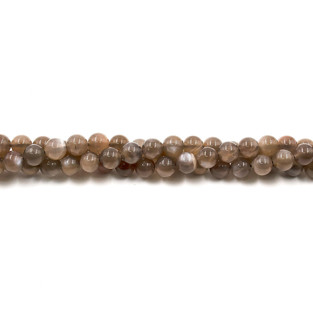 Лунный камень темный шар 8 мм