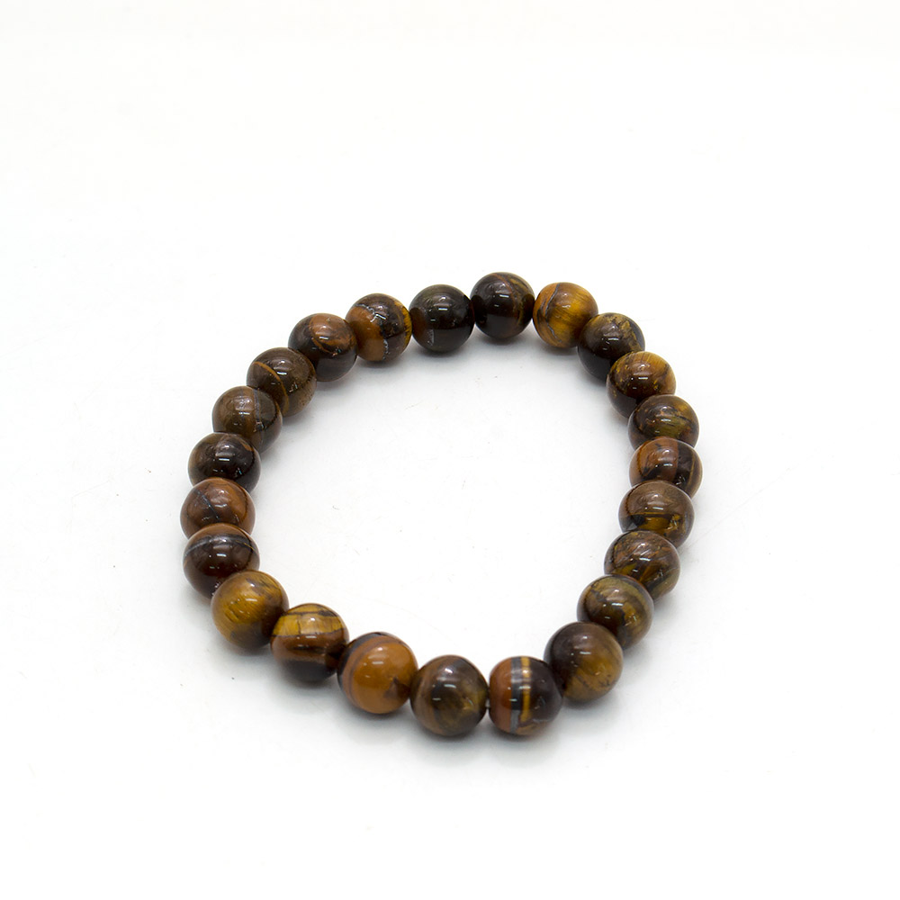 Фото товара браслет из тигрового глаза 8 мм