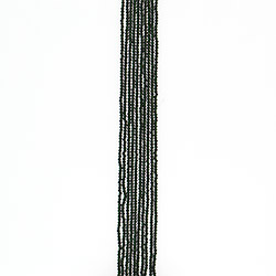 Авантюрин синтетический зеленый граненый 3 мм