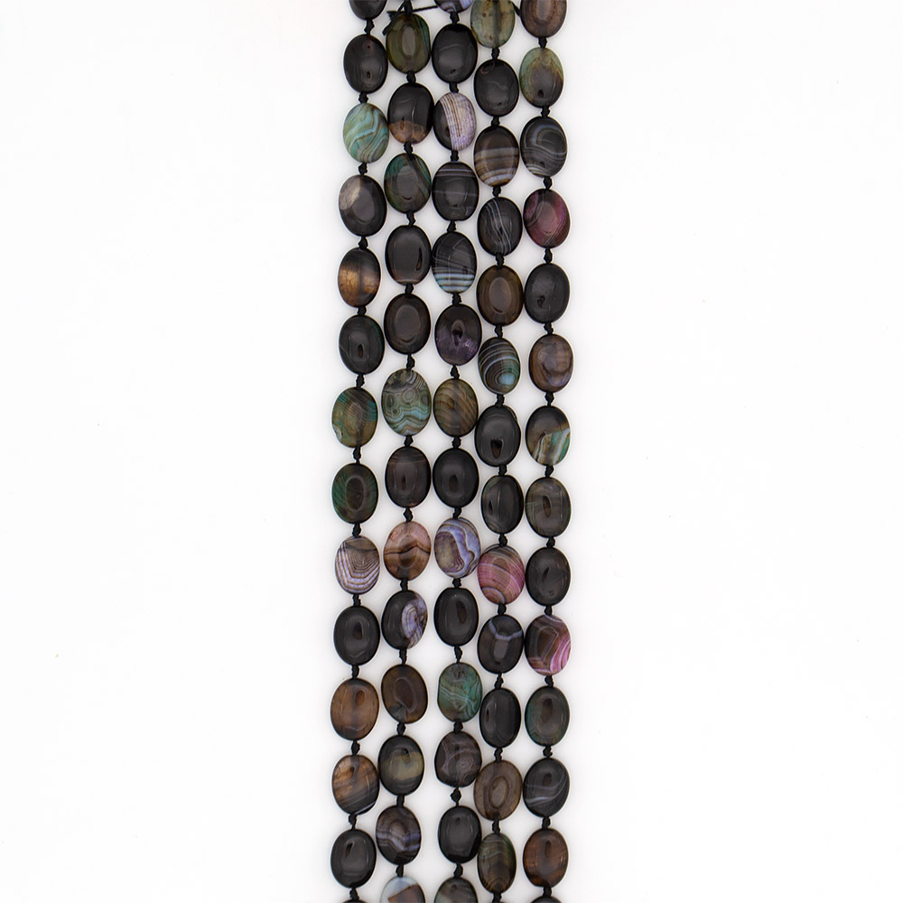 Фото товара агат таблетка цвет микс 15*12 мм