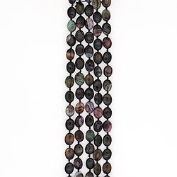 Агат таблетка цвет микс 15*12 мм