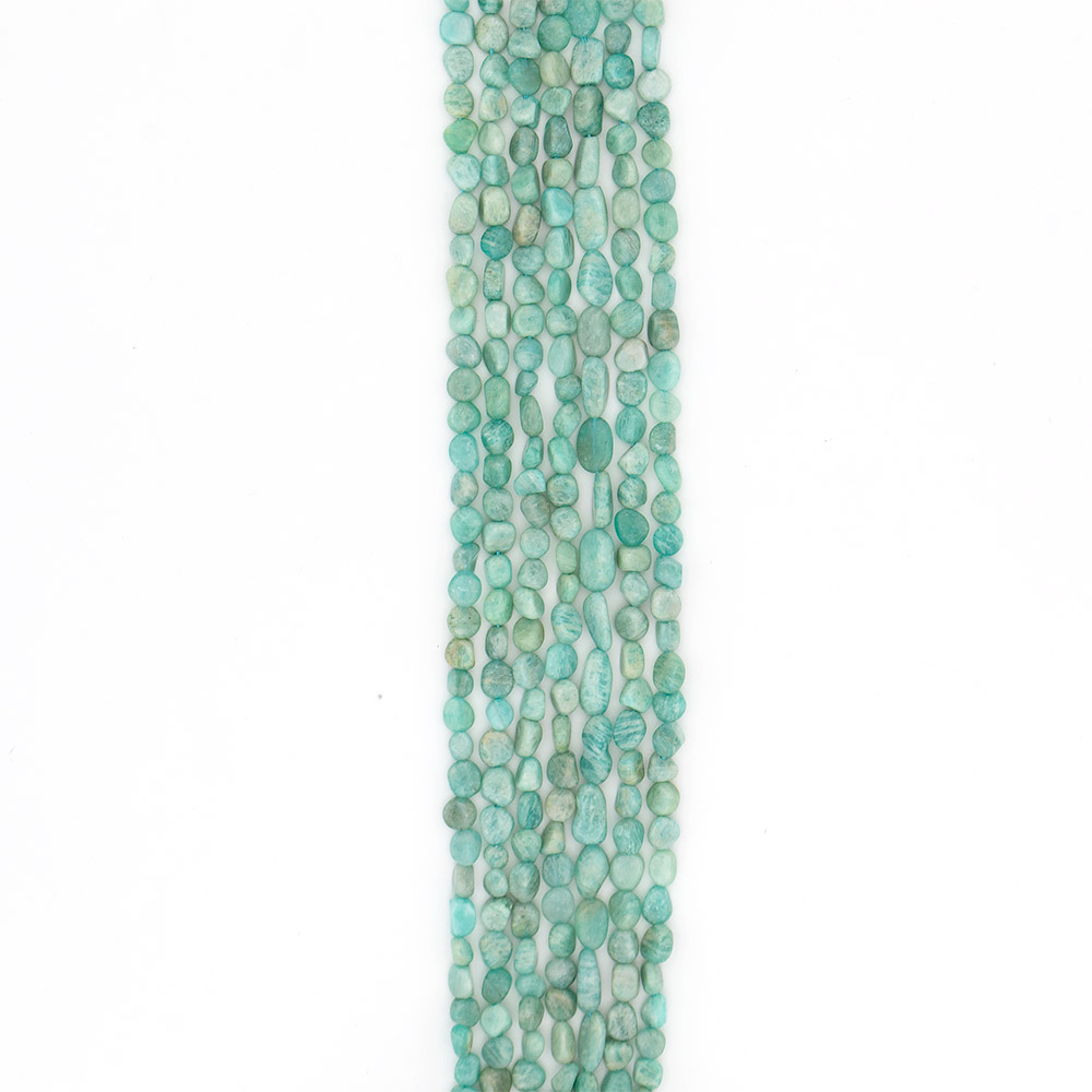 Фото товара амазонит галтовка 6*8 мм