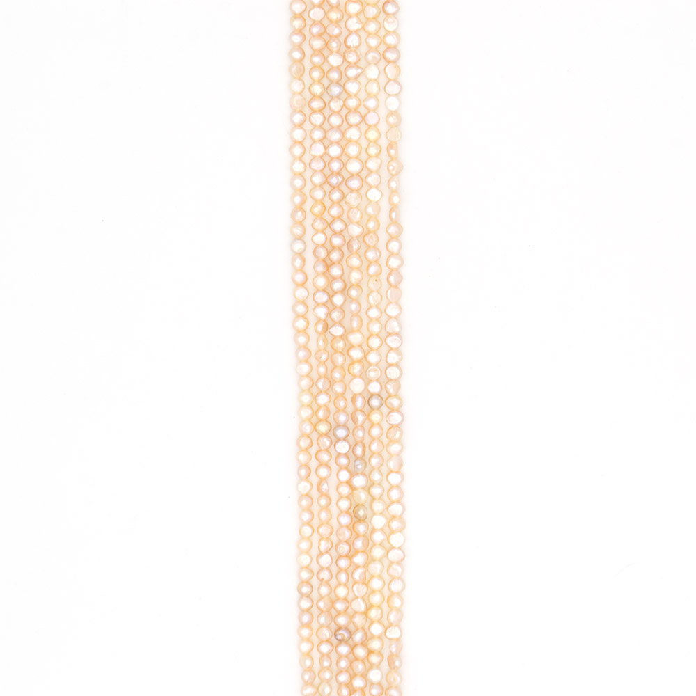 Фото товара жемчуг цвет розово-белый 5*7 мм