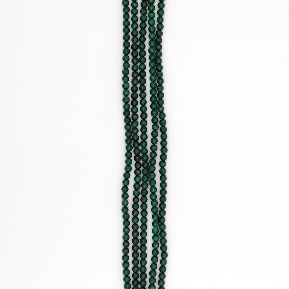 Фото товара малахит темный натура шар 6 мм