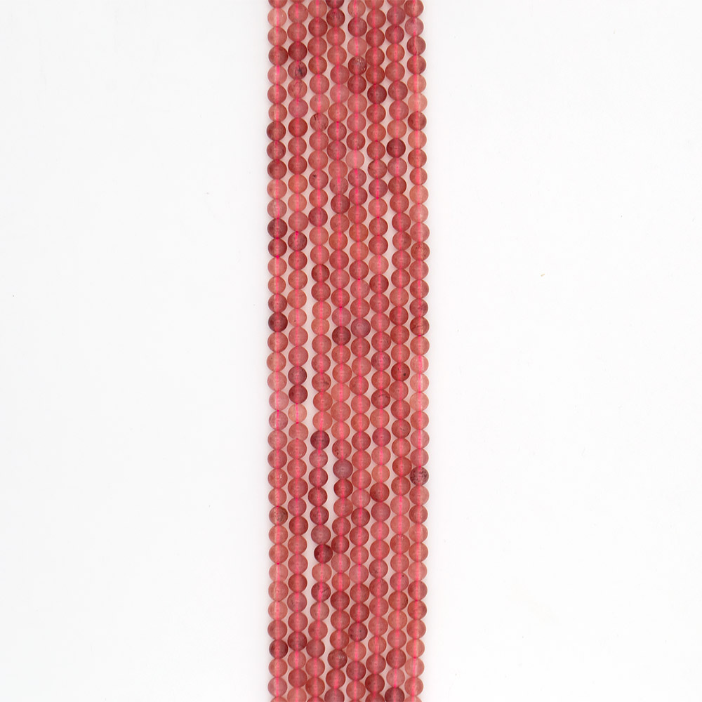 Фото товара кварц цвет земляничный 6 мм