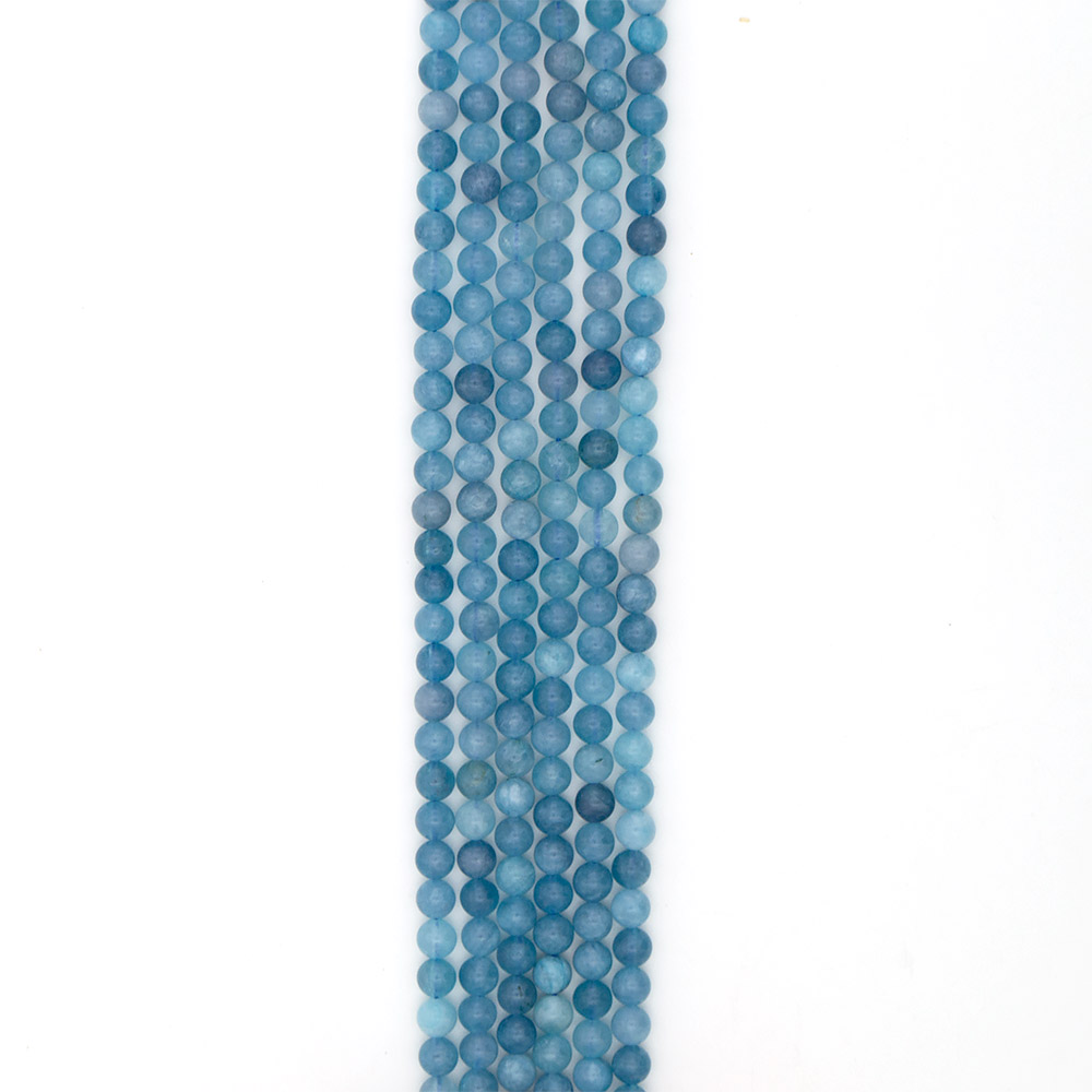 Фото товара кварц цвет аквамарин темный 8 мм