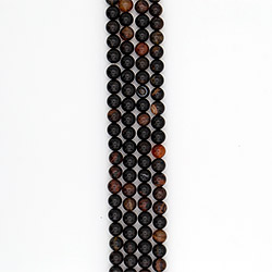 Агат шар цвет темный сердолик 12 мм