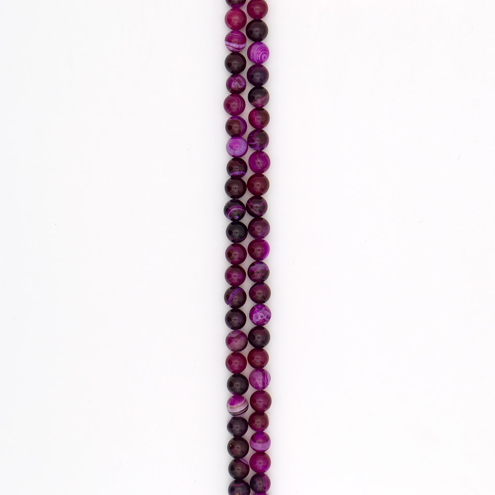 Фото товара агат шар цвет черничный 10 мм