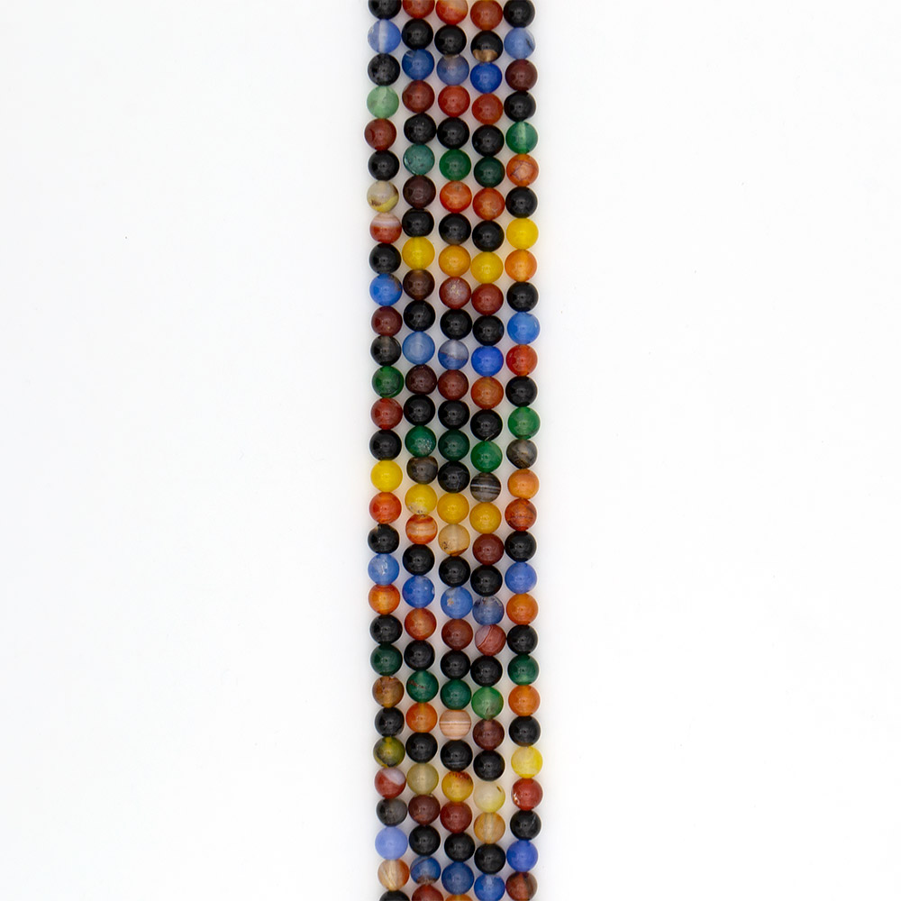 Фото товара бусины из самоцветов шар 8 мм