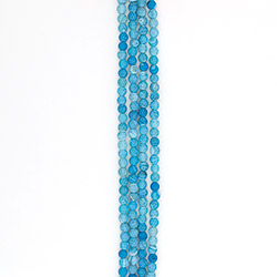 Агат кракле шар цвет голубой матовый 8 мм