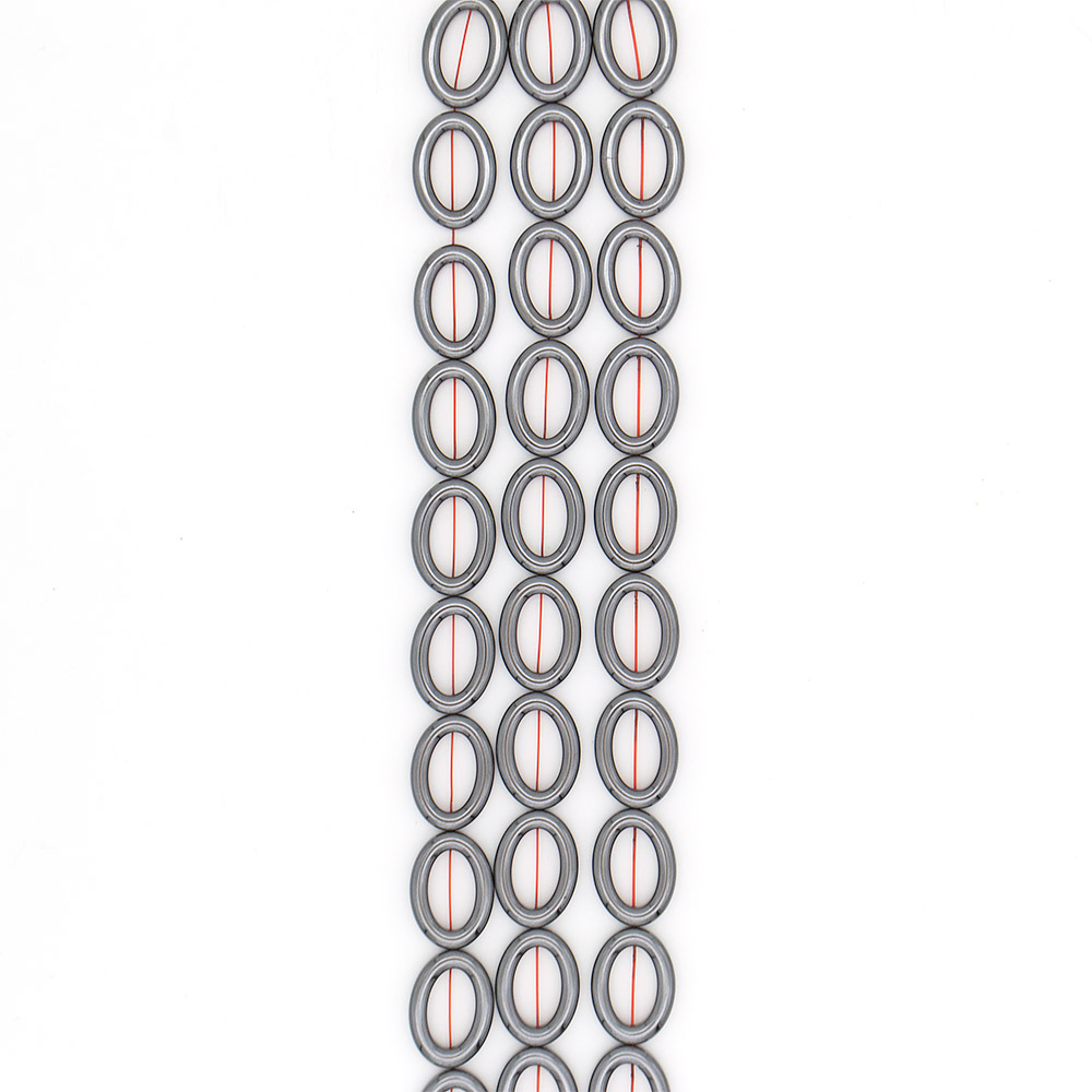 Фото товара гематит кольцо овал 25*18 мм