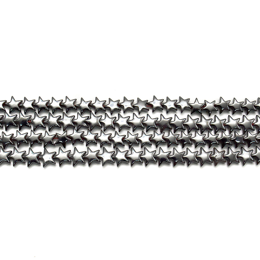 Фото товара гематит звезда объемная 8 мм