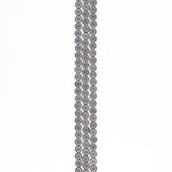 Гематит цветок 8 лепестков штамповка 10 мм