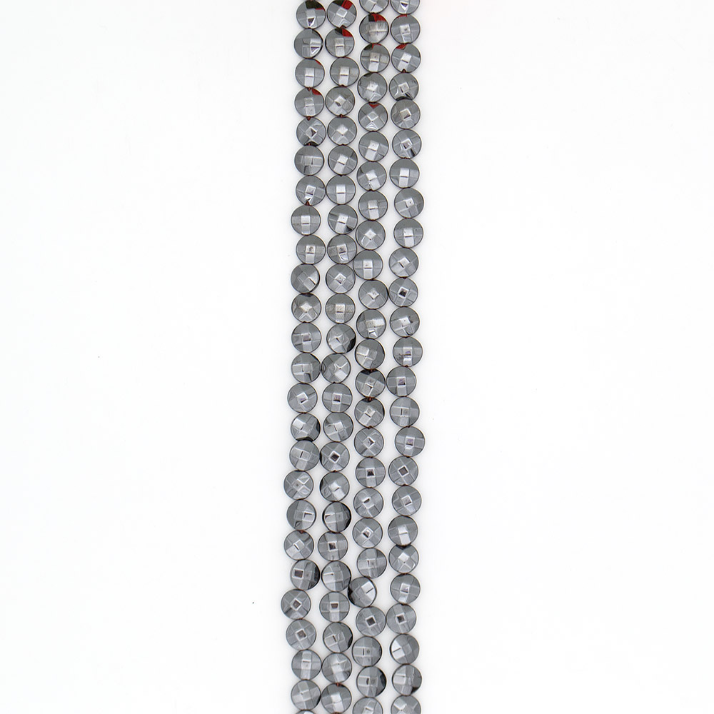 Фото товара гематит таблетка круглая грань 10 мм