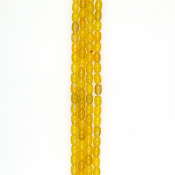 Агат бочата цвет желтый 14*10 мм