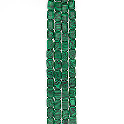 Малахит имитация прямоугольнк грань 18*13 мм