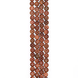 Авантюрин синтетический коричневый таблетка грань 14 мм