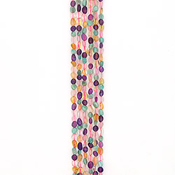 Фото товара амазонит,аметист,розовый кварц,цитрин галтовка 10*6 мм