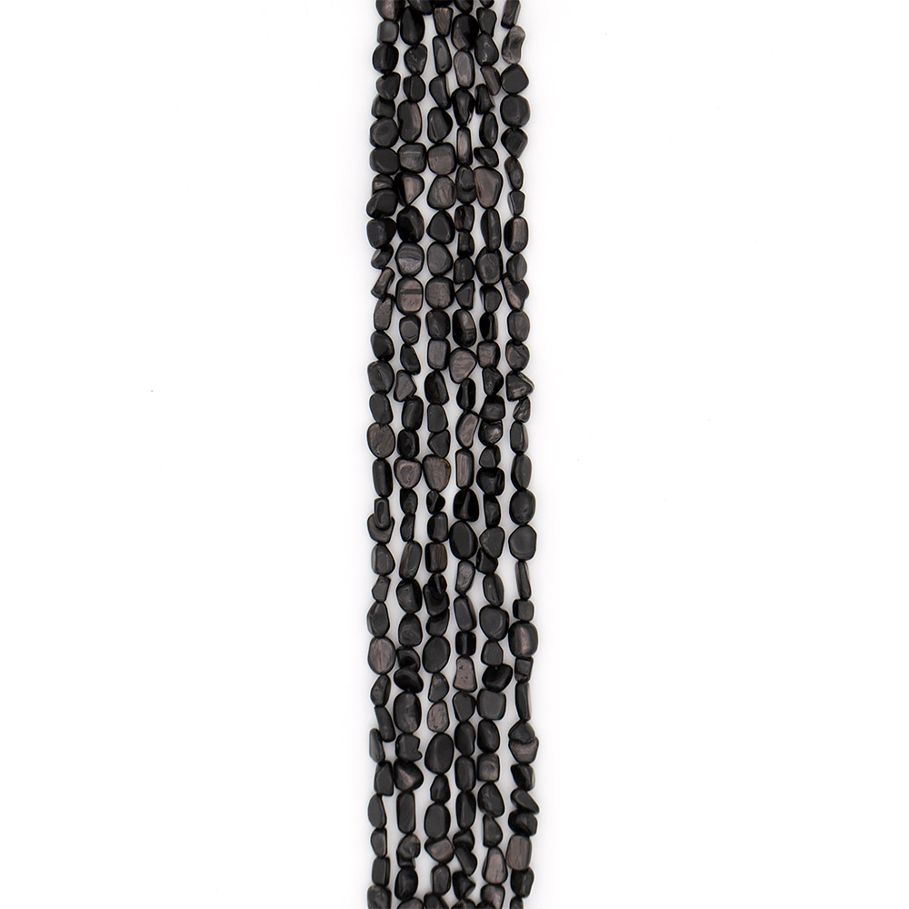 Фото товара черный турмалин галтовка 11*8 мм